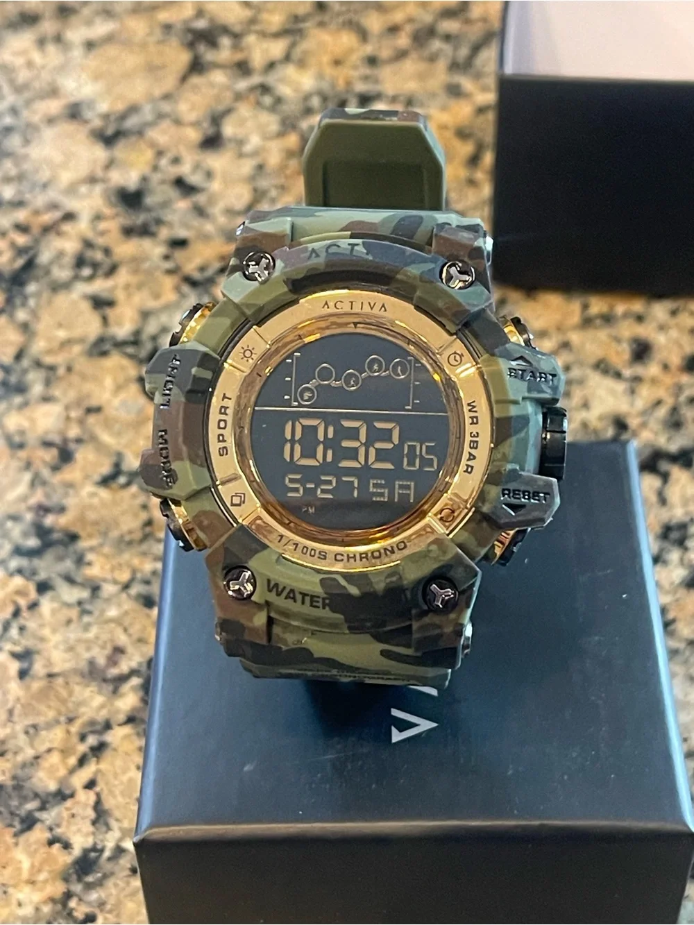 Activa X Invicta Digital Summit Unisex Watch - 50mm. Army Green, Camouflage new